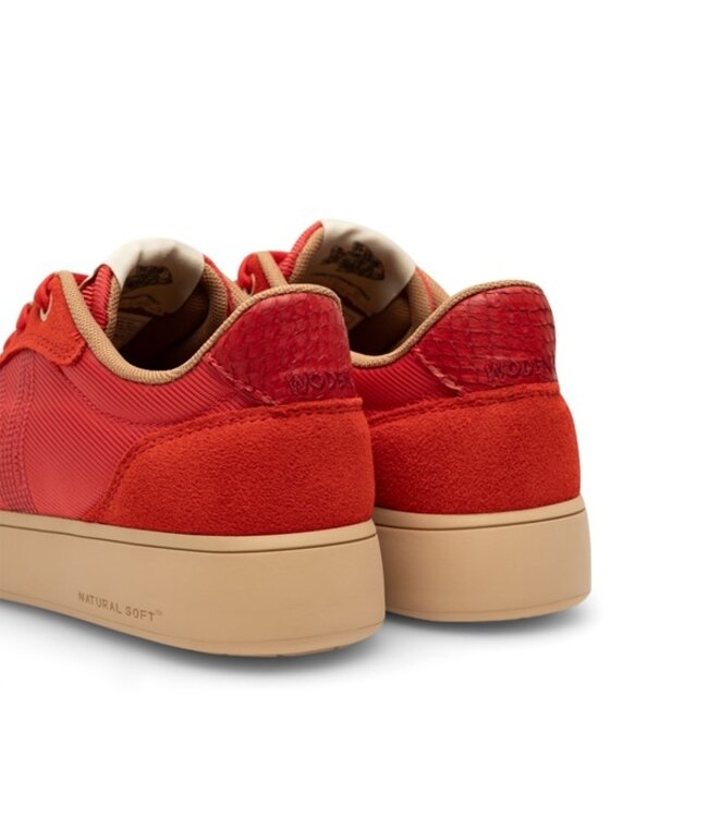 Wood Line Sneak Flame red women's sneakers