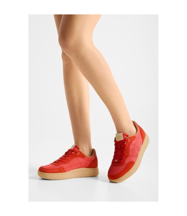 Wood Line Sneak Flame red women's sneakers