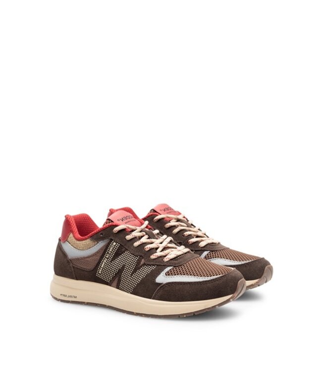 Woden Rigmor Open Mesh Cacao women's sneakers