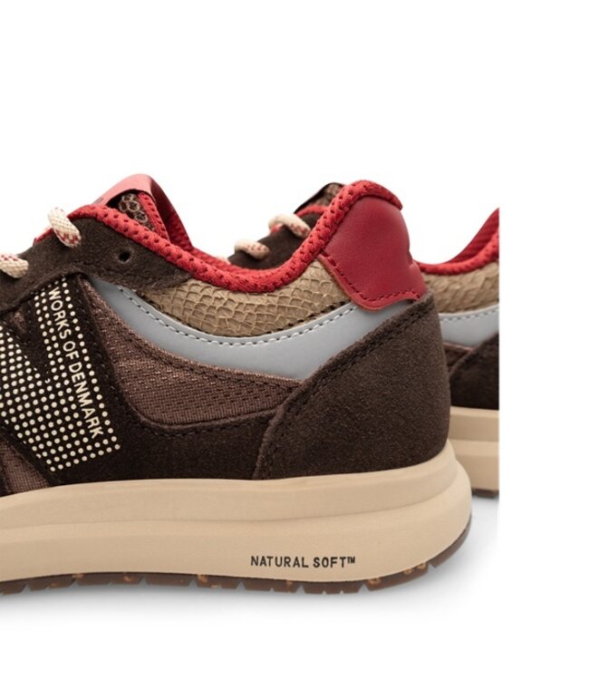 Woden Rigmor Open Mesh Cacao women's sneakers