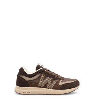 Woden Woden Rigmor Heritage Choco dames sneakers