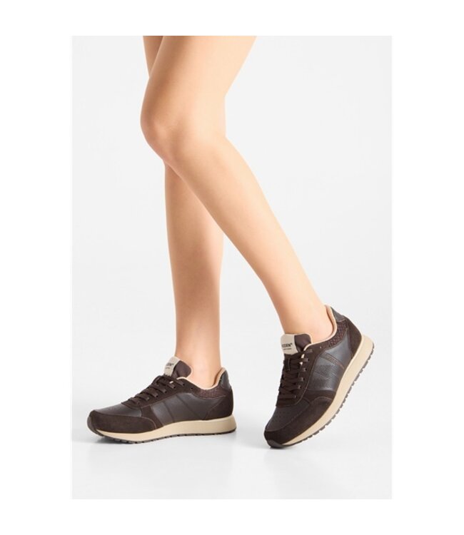 Woden Ronja Mix Chocolate dames sneakers