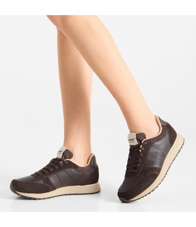 Woden Ronja Mix Chocolate women's sneakers