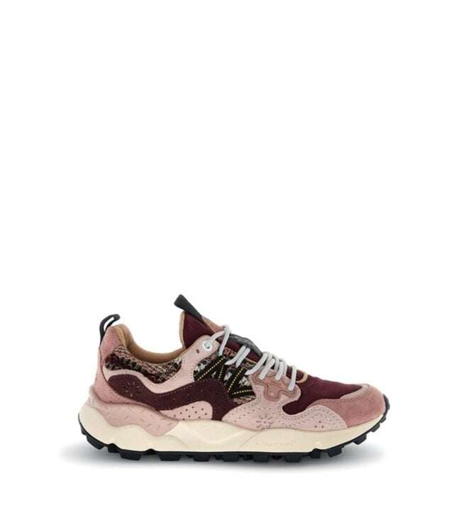 Flower Mountain Flower Mountain dames sneakers bordo, roze