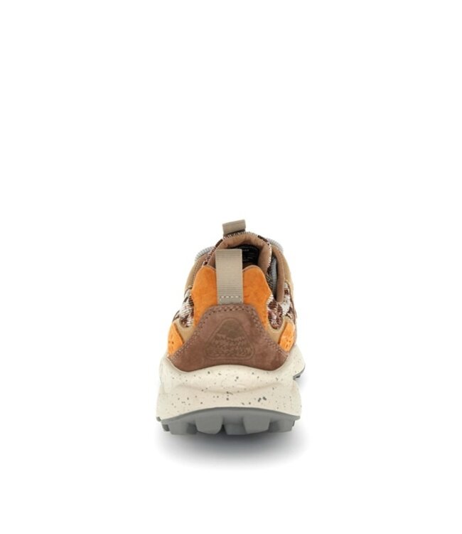 Flower Mountain dames sneakers bruin, beige leopard