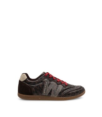 Woden Woden Nanna dames sneakers dark leopard
