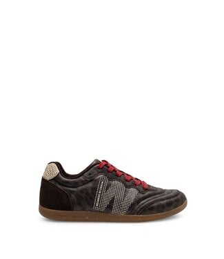 Woden Woden Nanna ladies sneakers dark leopard