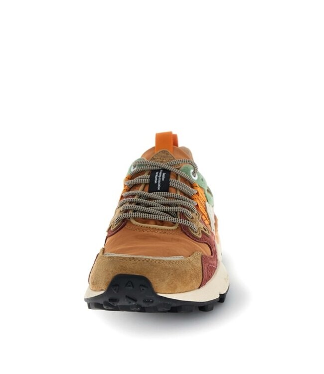 Flower Mountain dames sneakers cognac bruin multi