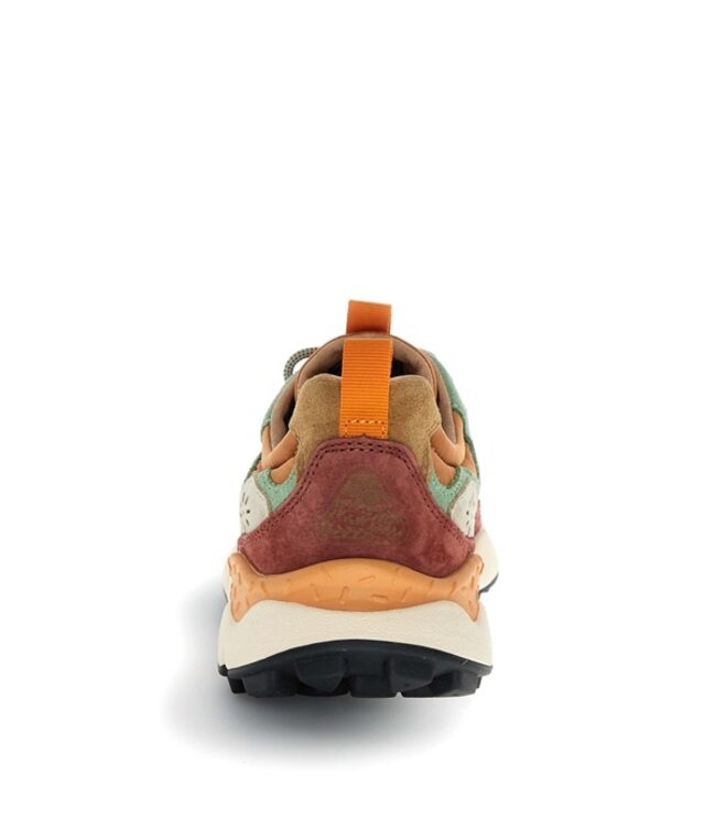 Flower Mountain women's sneakers cognac brown multi