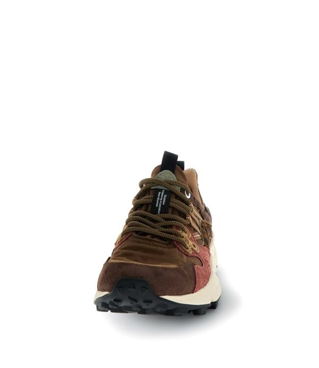 Flower Mountain women's sneakers brown, burgundy