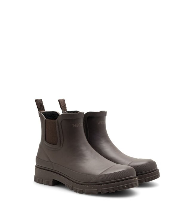 Woden Liv Warm Waterproof boots donkerbruin
