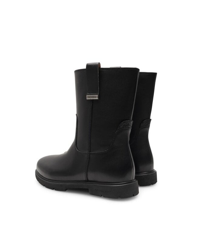 Woden Luna leather boots black
