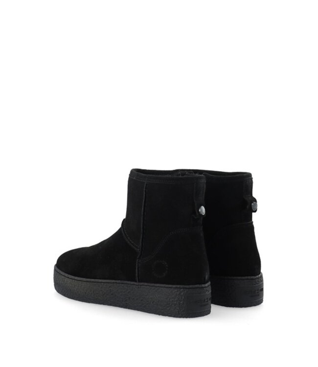 Ca Shott women's mid-high boots wool lining black