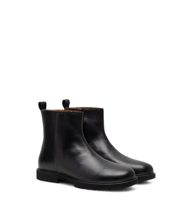 Woden Kate leather boots black