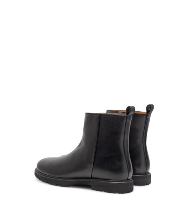 Woden Kate leren boots zwart