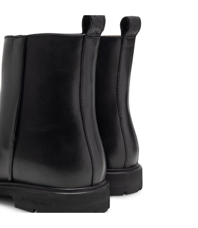 Woden Kate leren boots zwart