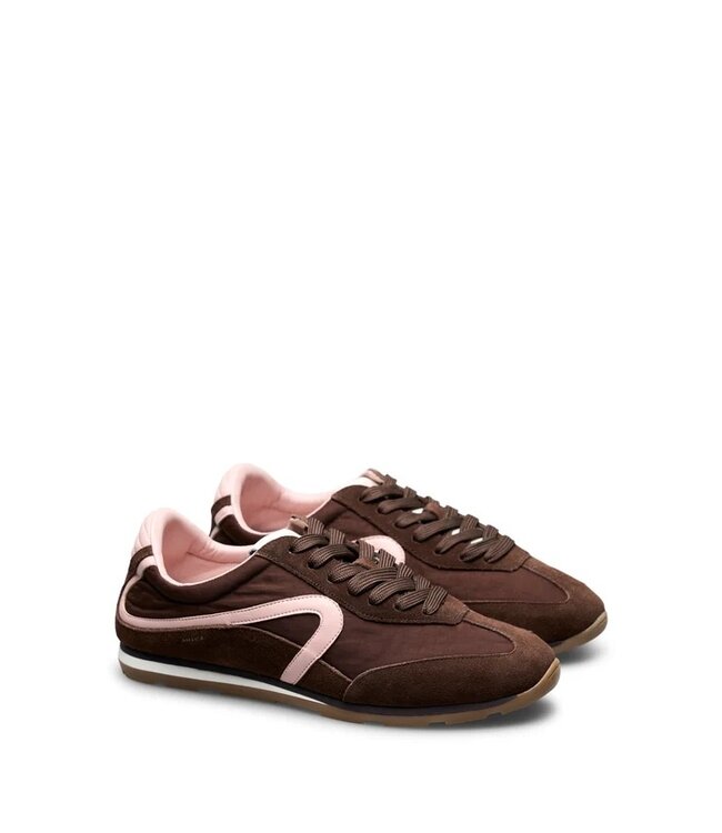 Verbenas Jamaica dark brown women's sneakers