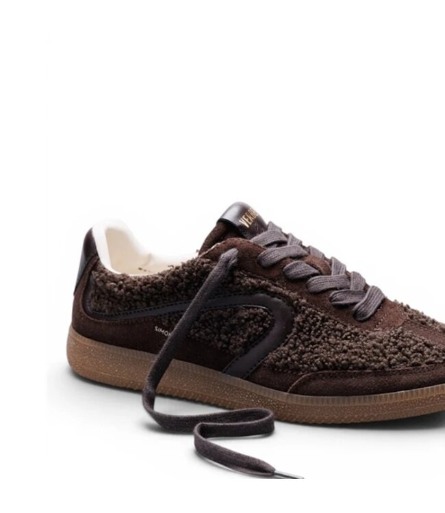 Verbenas Simona brown wool women's sneakers
