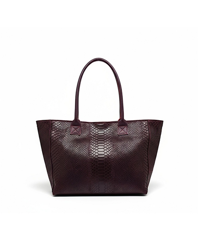 Zeen Bag damestas bordeaux rood leer