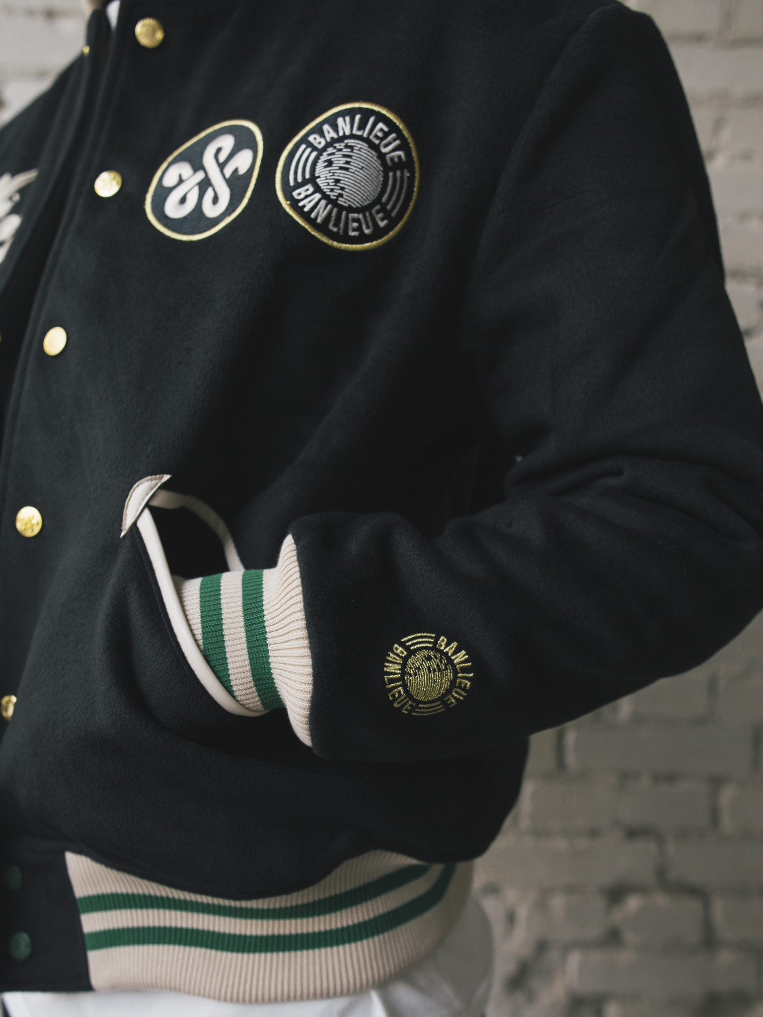 BANLIEUE X WOEI VARSITY JACKET - WOEI