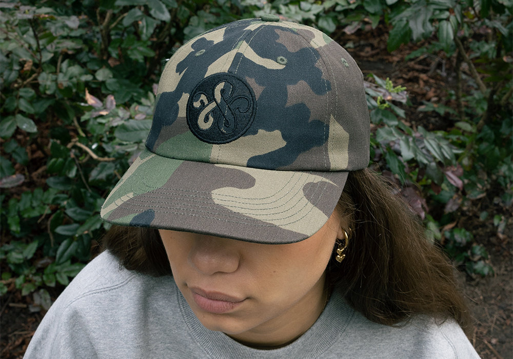 WOEI LOGO 6 PANEL CAP 'CAMO'  WOEI LOGO 6 PANEL CAP 'CAMO'
