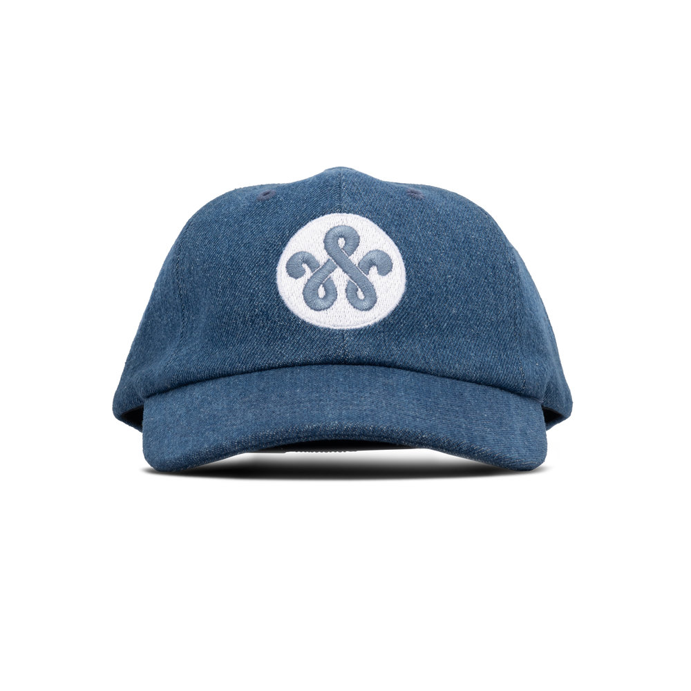 WOEI LOGO 6 PANEL DENIM