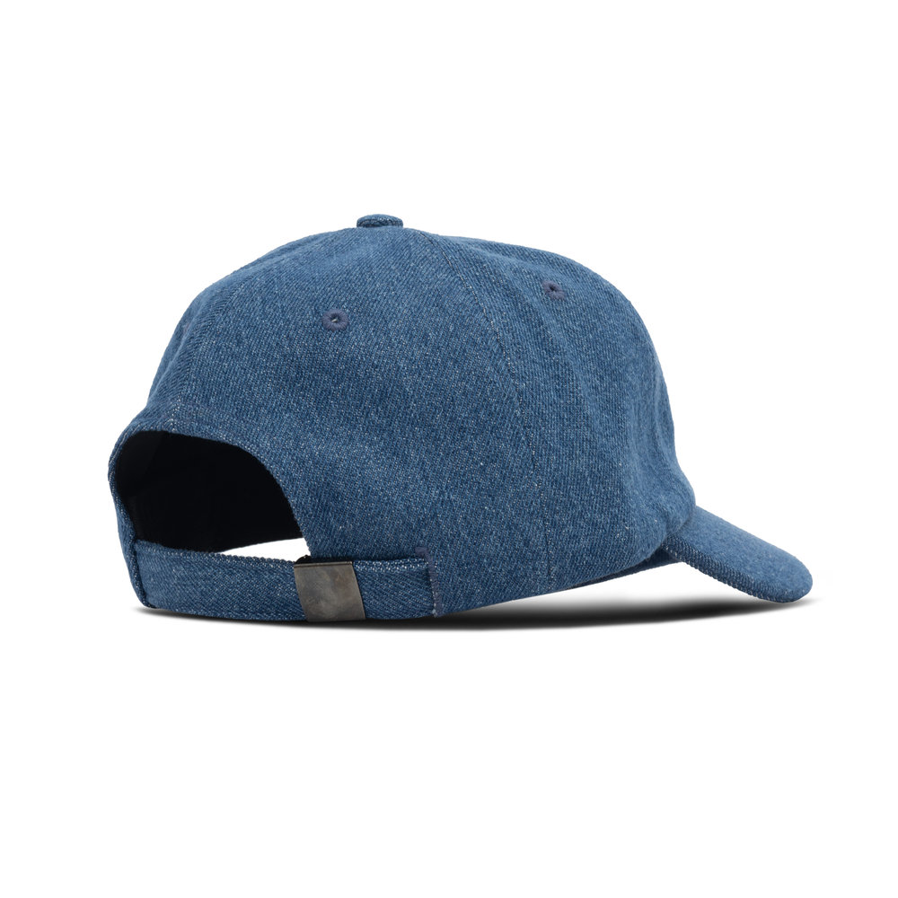 WOEI LOGO 6 PANEL DENIM
