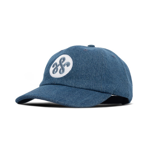 WOEI LOGO 6 PANEL DENIM