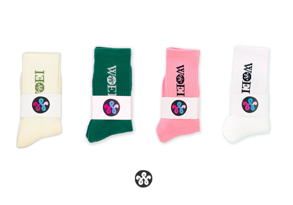 WOEI SCRIPT SOCKS WOEI SCRIPT SOCKS