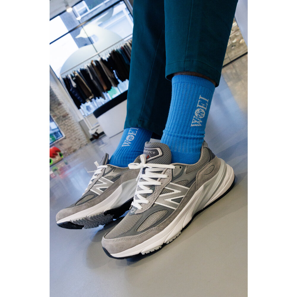 WOEI WOEI SCRIPT SOCKS 'MALIBU BLUE' WOEI SCRIPT SOCKS 'MALIBU BLUE'