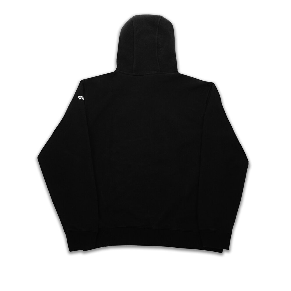 WOEI HOODED SWEATER 'BLACK' HOODED SWEATER 'BLACK'