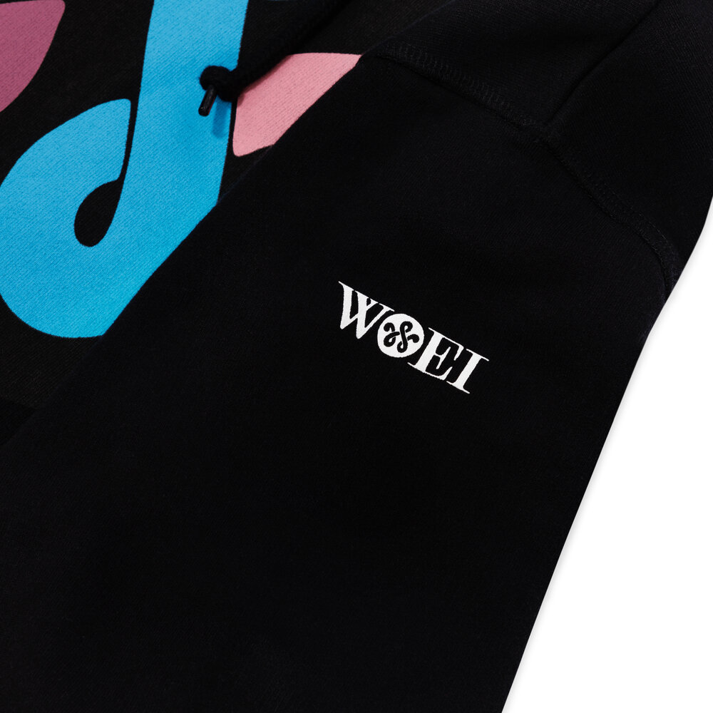WOEI HOODED SWEATER 'BLACK' HOODED SWEATER 'BLACK'