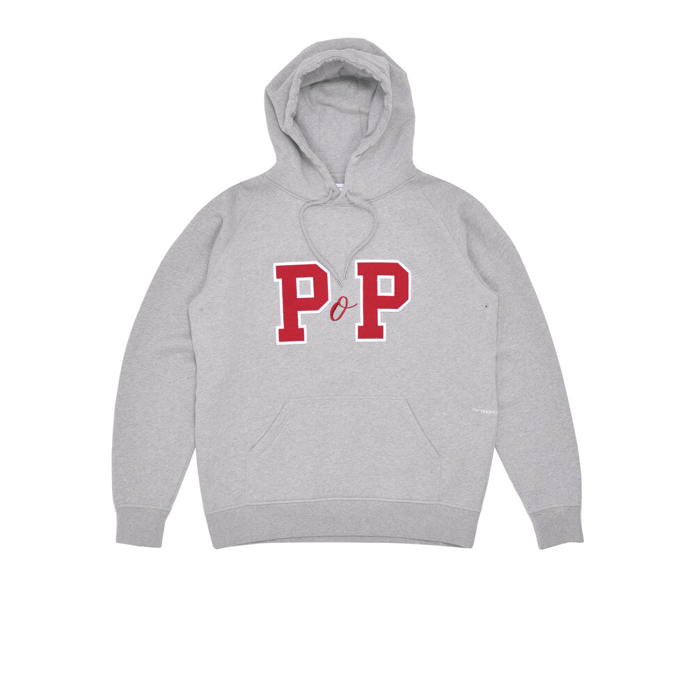 POP TRADING COMPANY COLLEGE P HOODED SWEATER COLLEGE P HOODED SWEATER