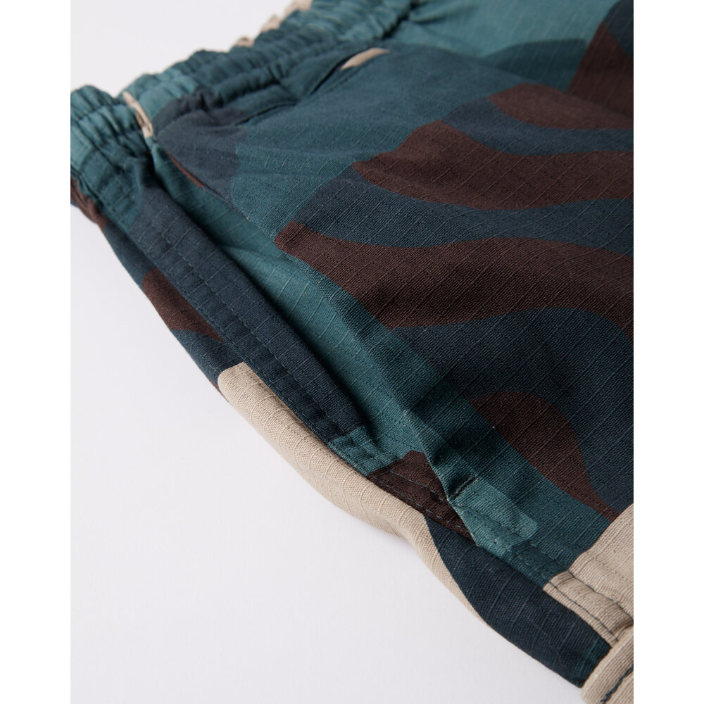 BY PARRA DISTORTED CAMO SHORTS