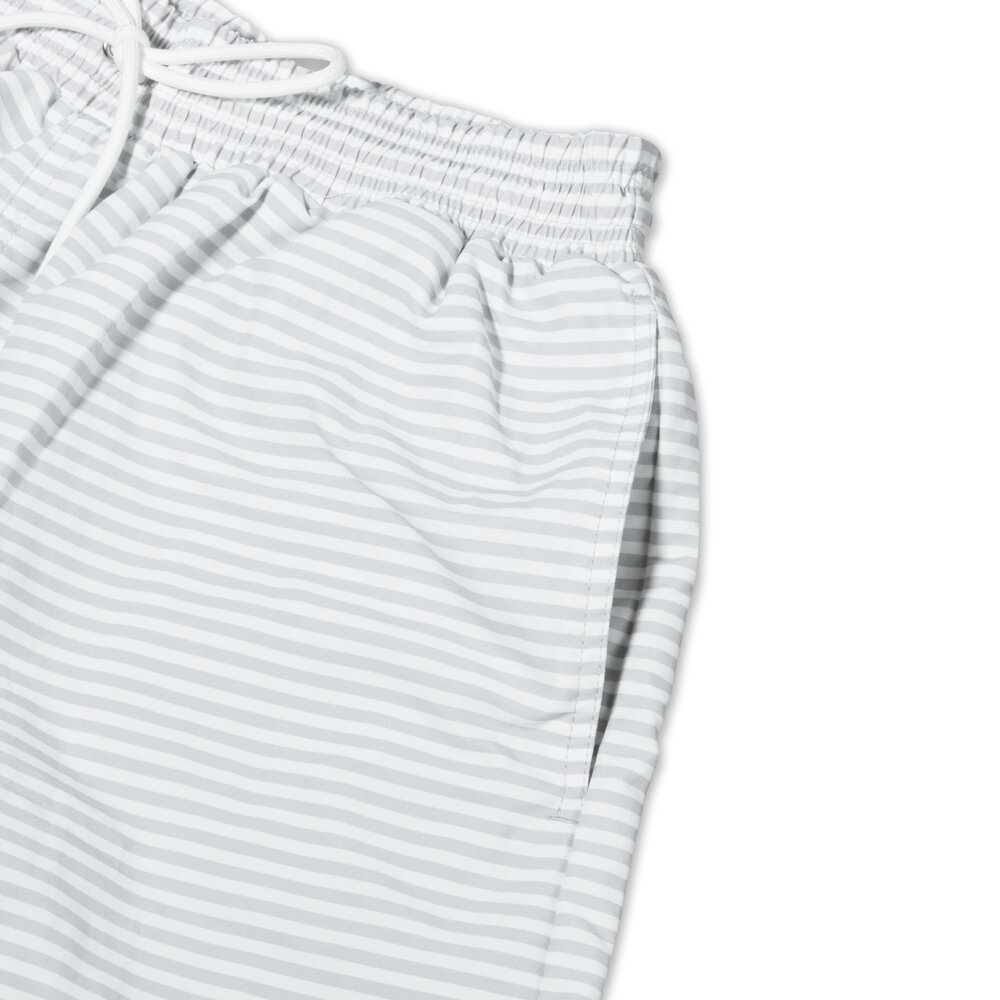 WOEI WOEI PATCH SWIM SHORT 'MARINA COOL GREY' WOEI PATCH SWIM SHORT 'MARINA COOL GREY'