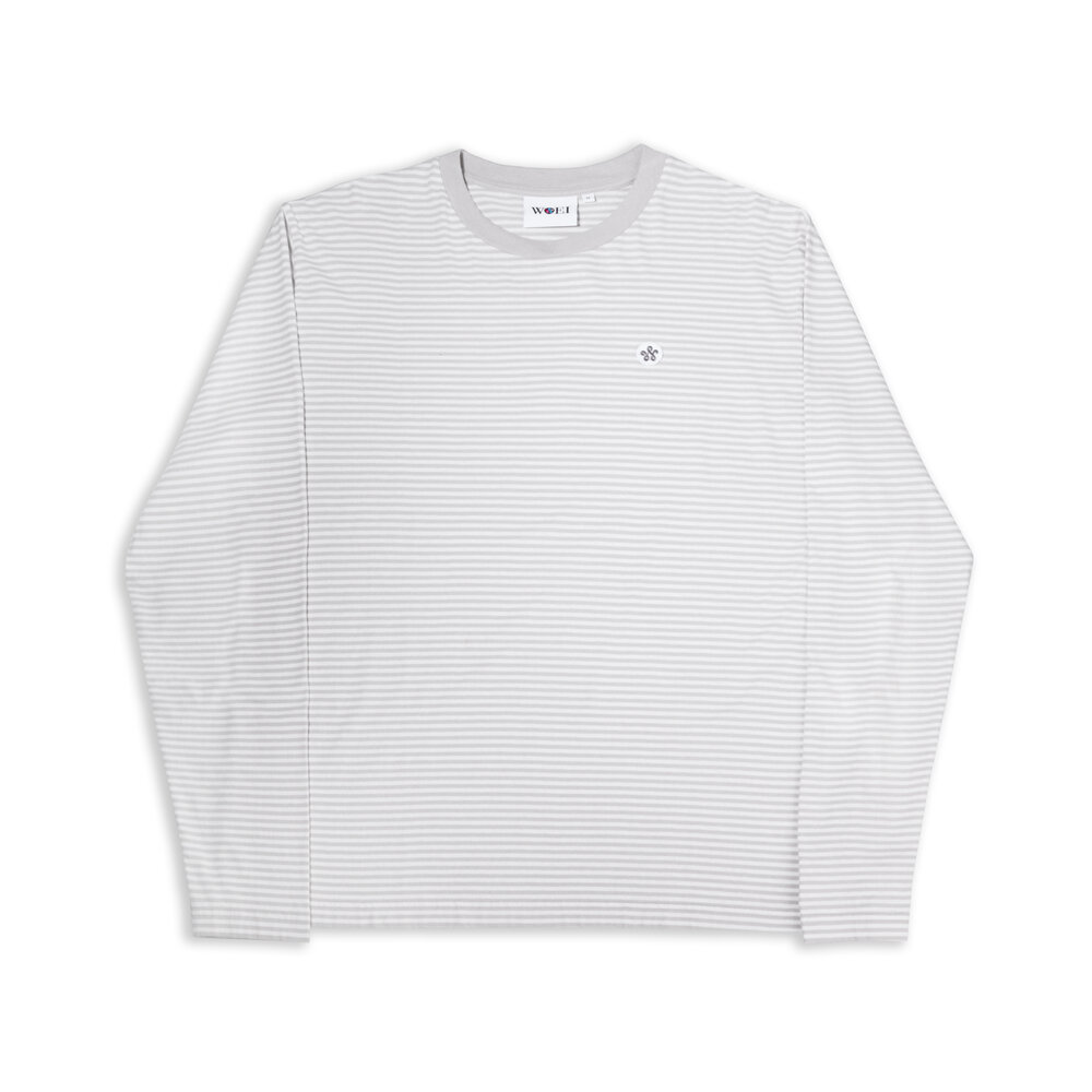 WOEI  LONGSLEEVE 'MARINA COOL GREY' LONGSLEEVE 'MARINA COOL GREY'