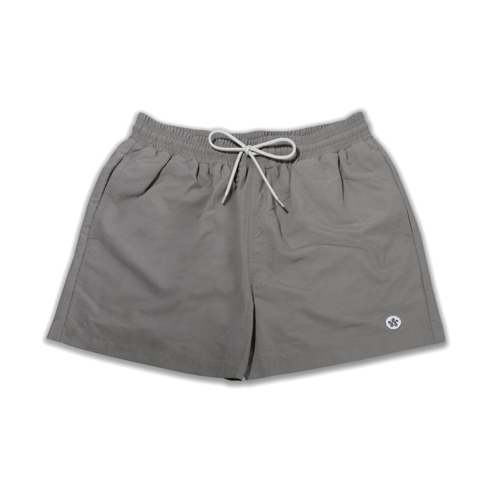 WOEI WOEI PATCH SWIM SHORT 'DARK GREY' WOEI PATCH SWIM SHORT 'DARK GREY'