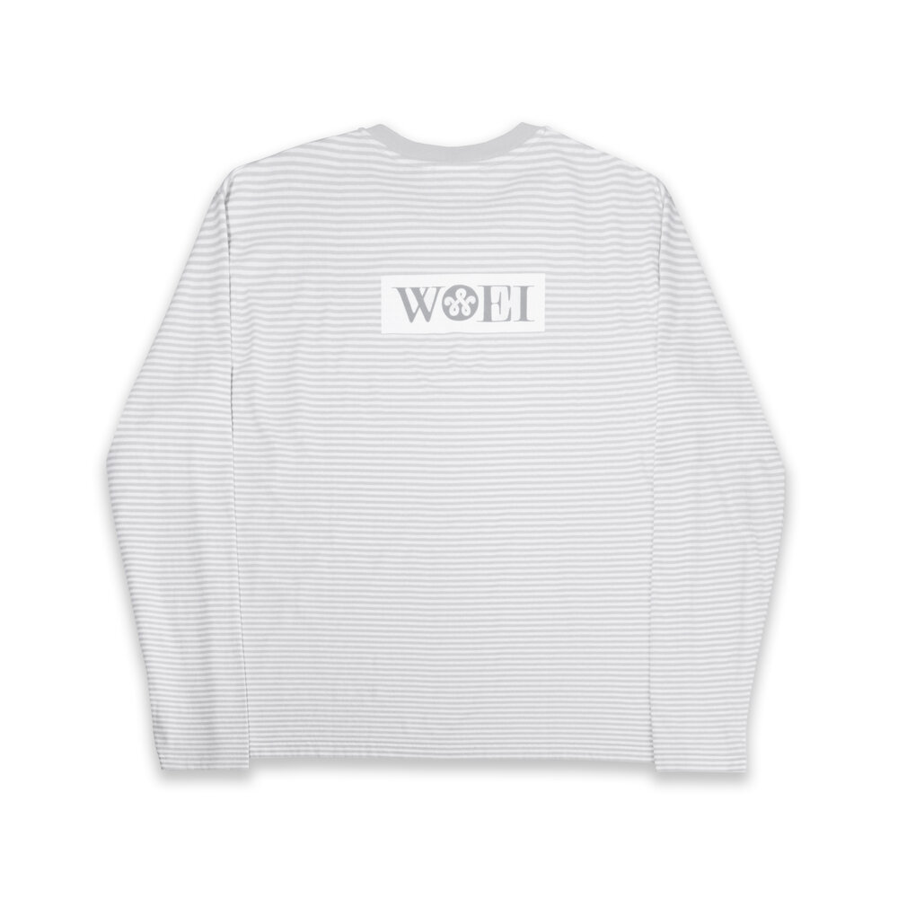 WOEI  LONGSLEEVE 'MARINA COOL GREY' LONGSLEEVE 'MARINA COOL GREY'