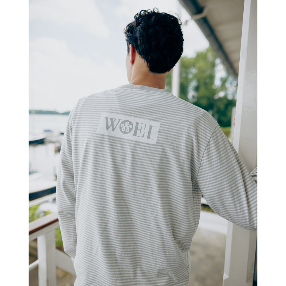 WOEI  LONGSLEEVE 'MARINA COOL GREY' LONGSLEEVE 'MARINA COOL GREY'