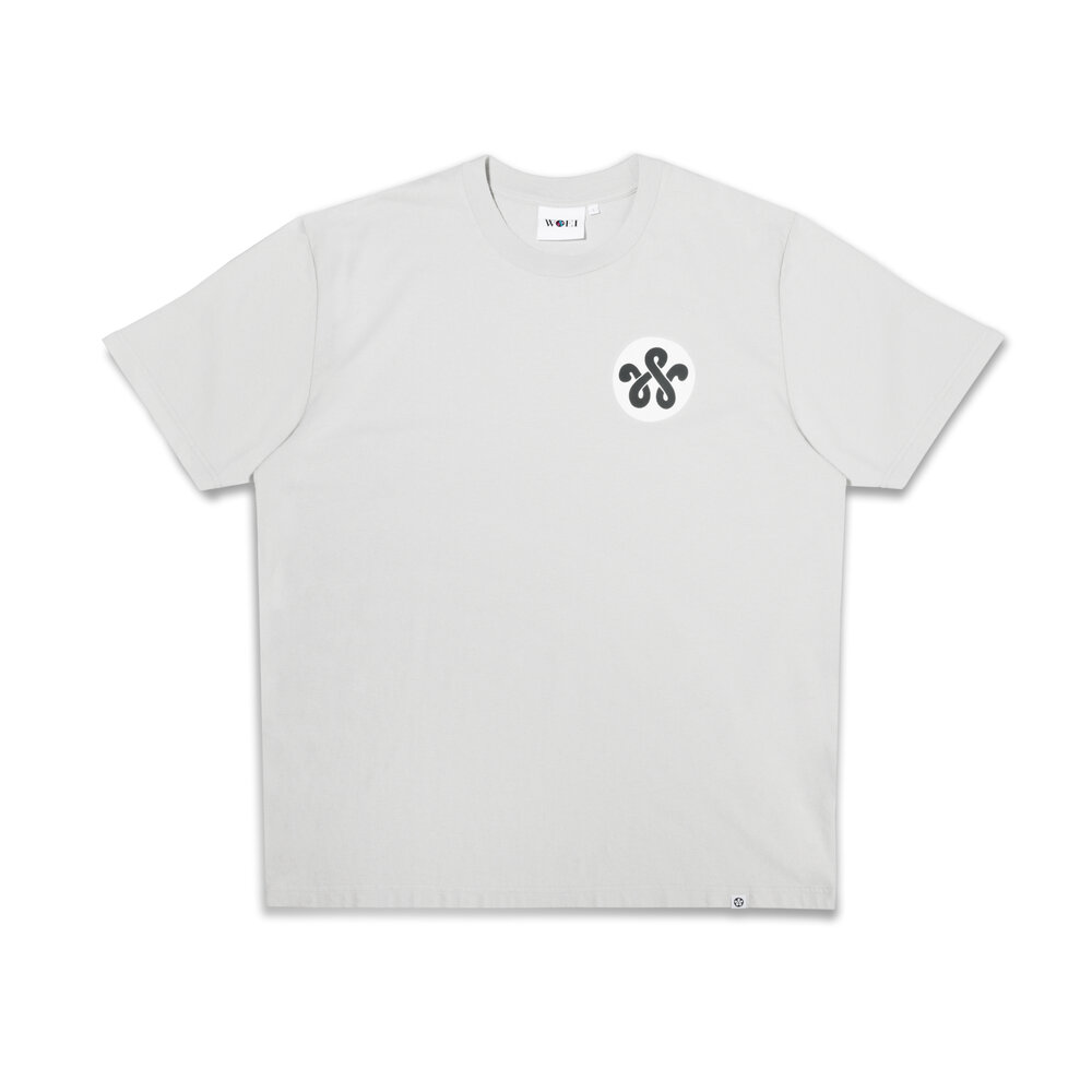 WOEI T-SHIRT 'LIGHT GREY' T-SHIRT 'LIGHT GREY'