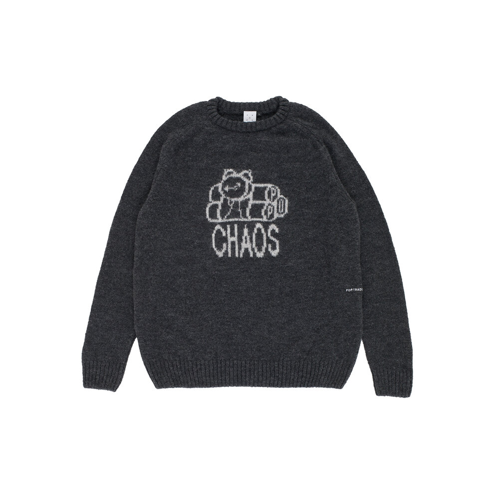 KNITTED CHAOS CREWNECK