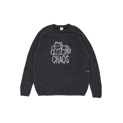 KNITTED CHAOS CREWNECK
