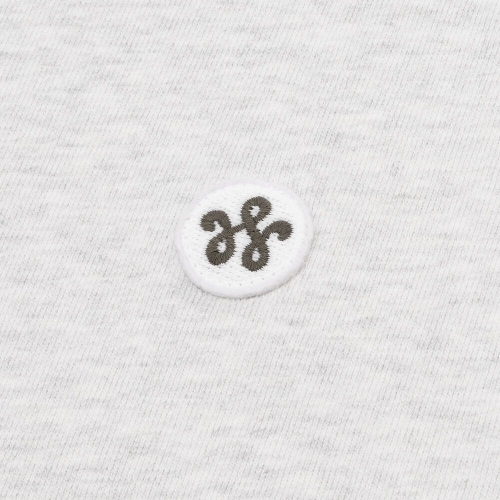 WOEI PATCH CREWNECK HEATHER