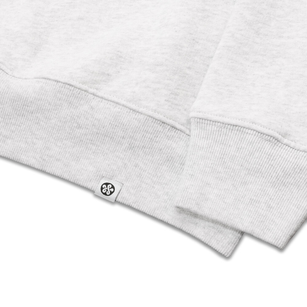 WOEI PATCH CREWNECK HEATHER