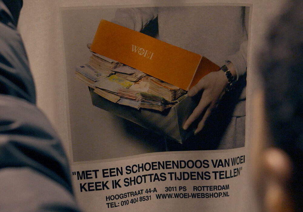 WOEI X COR 'CASH MONEY' TEE