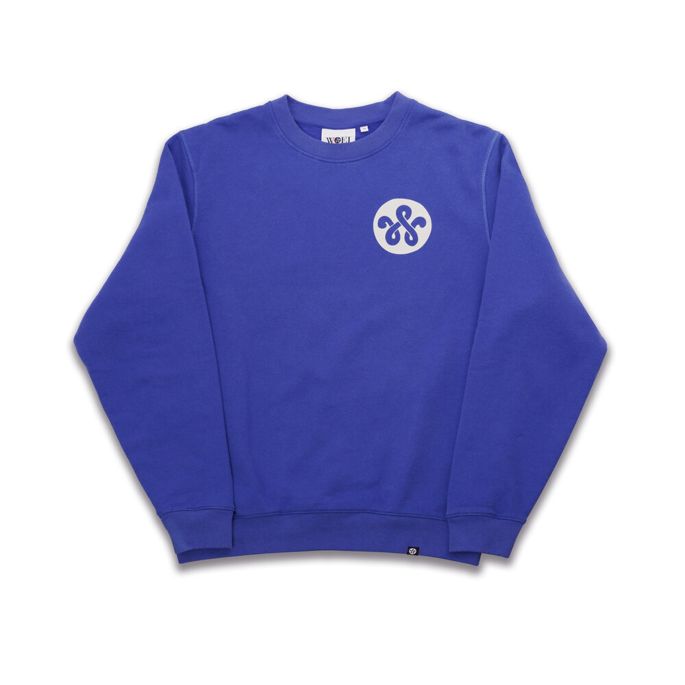 WOEI WOEI CREWNECK 'STANDERT BLUE' WOEI CREWNECK 'STANDERT BLUE'