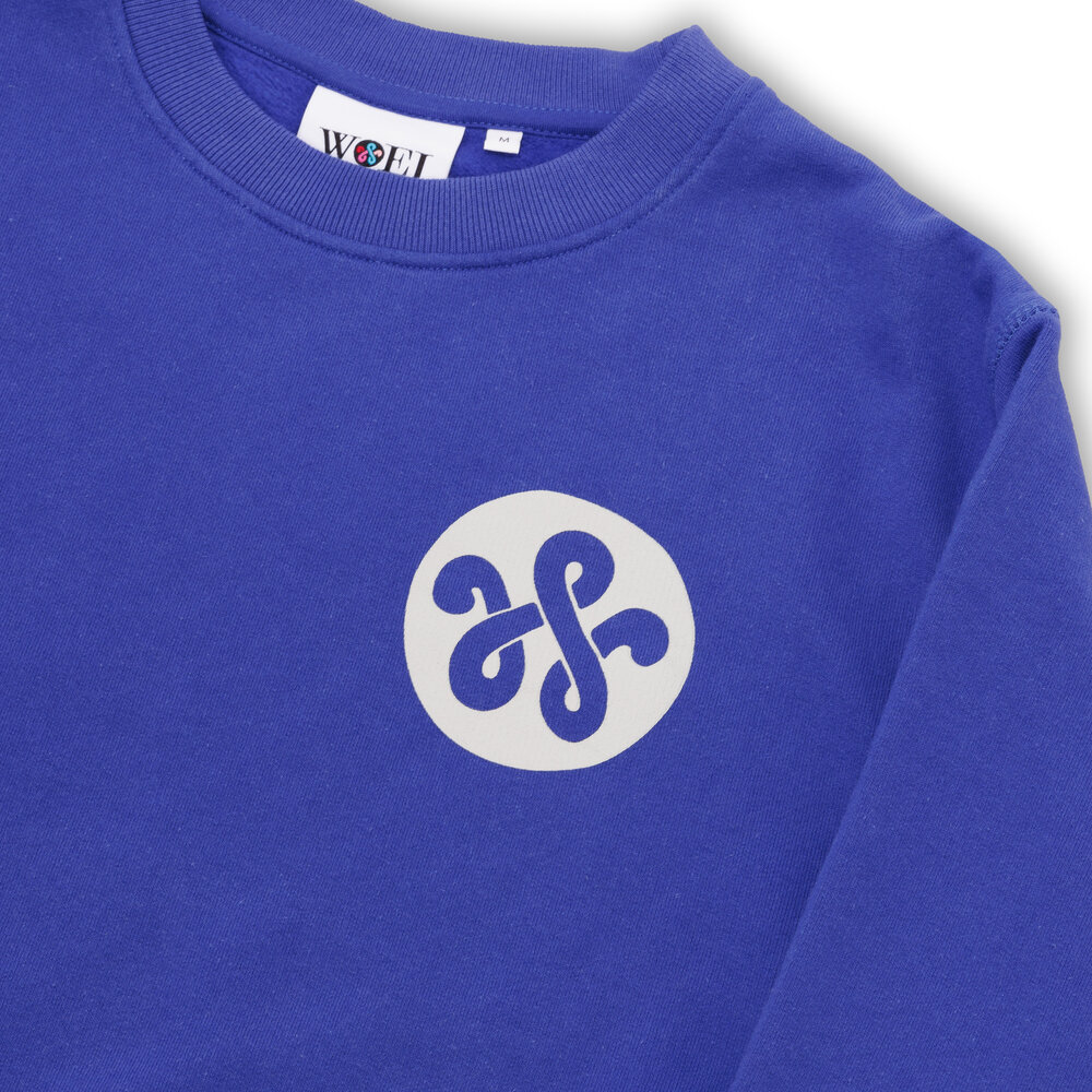 WOEI WOEI CREWNECK 'STANDERT BLUE' WOEI CREWNECK 'STANDERT BLUE'