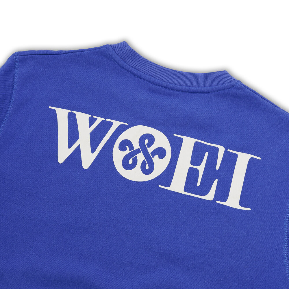 WOEI WOEI CREWNECK 'STANDERT BLUE' WOEI CREWNECK 'STANDERT BLUE'