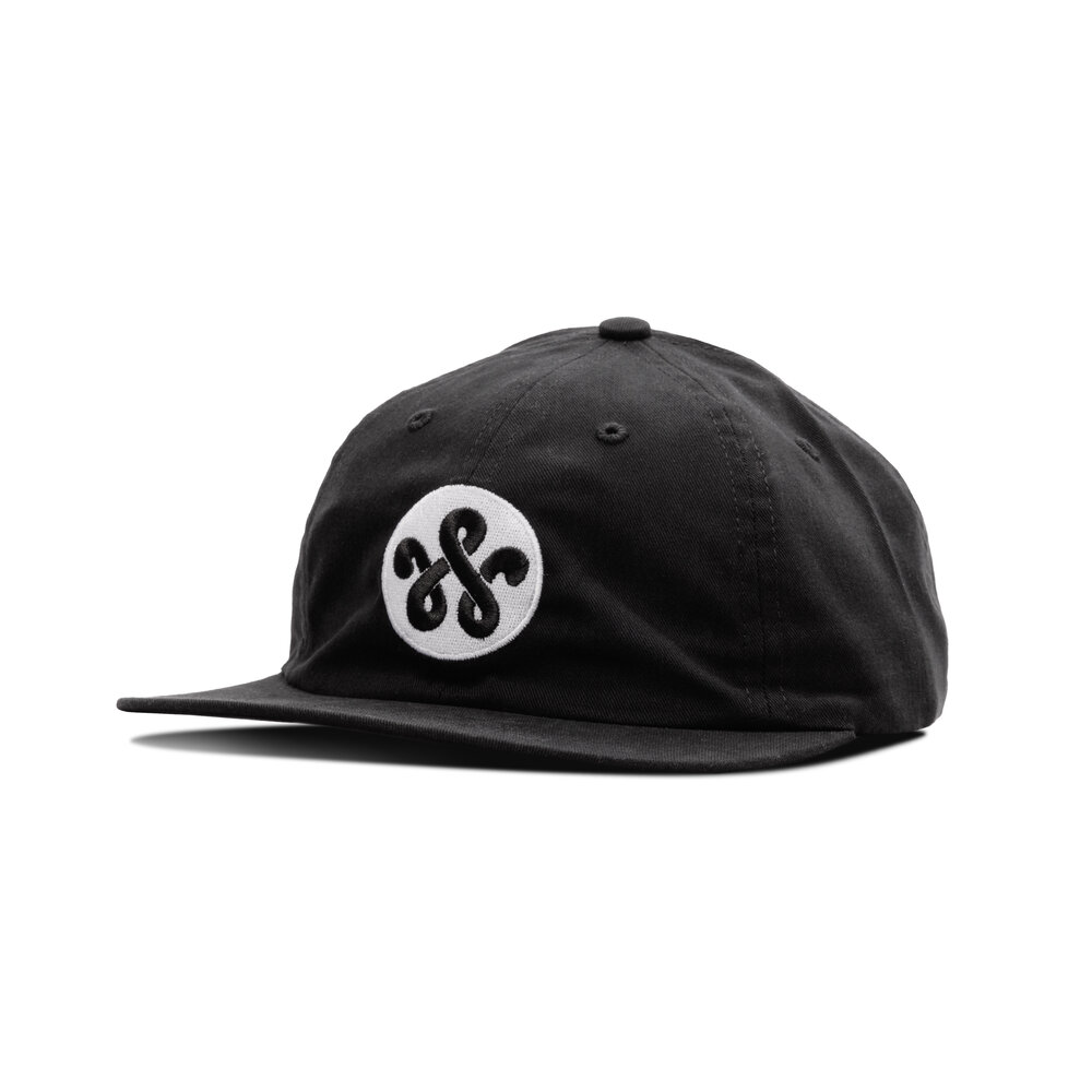 WOEI 6 PANEL BLACK/WHITE 2.0 CAP