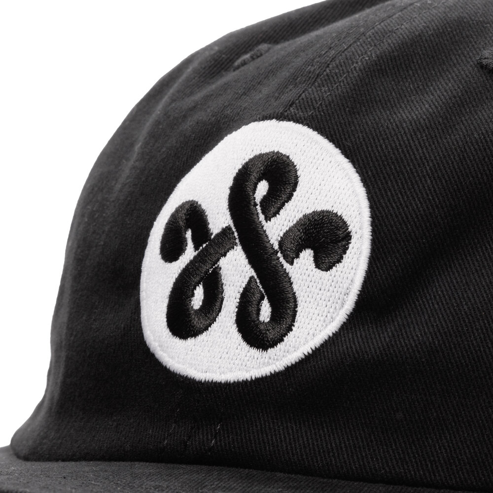 WOEI 6 PANEL BLACK/WHITE 2.0 CAP